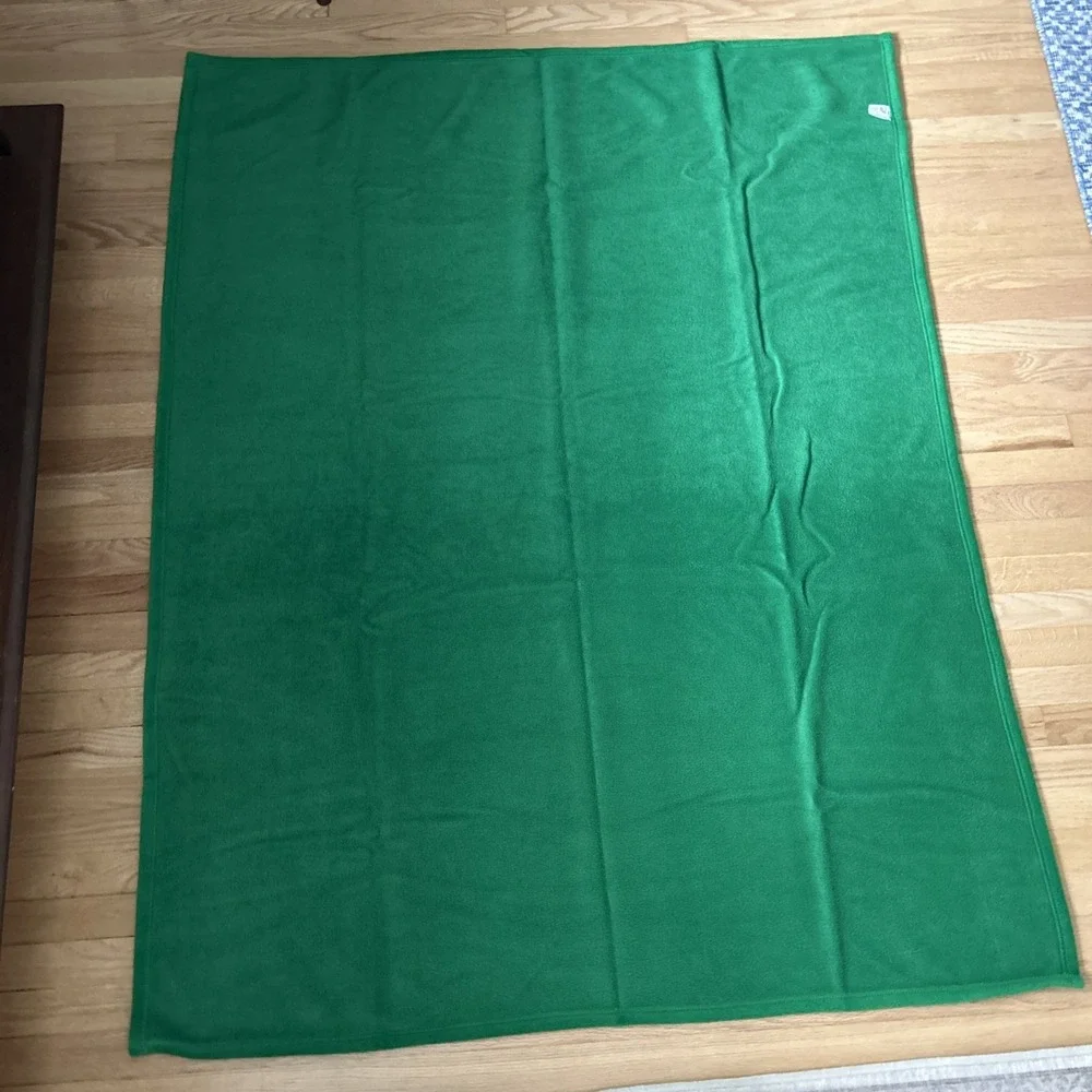 Vintage John Deere Fleece Throw Blanket 49x70 Tractor Model 40 Farming